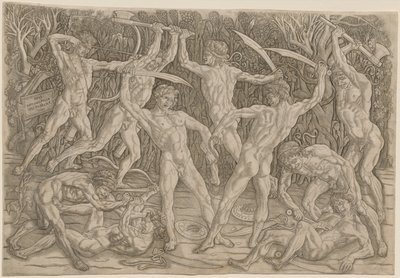 Battaglia dei nudi da Antonio Pollaiuolo