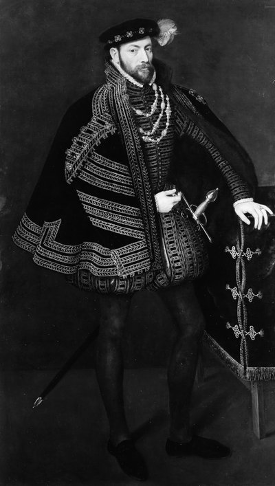 Ritratto di un uomo, possibilmente Ottavio Farnese, 1563 da Antonis Mor