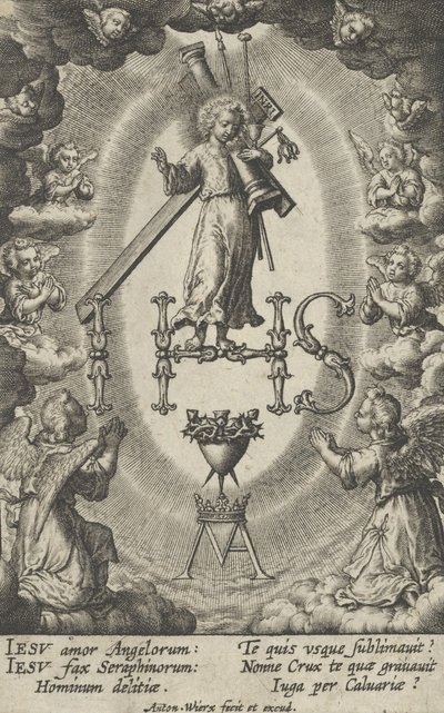 Monogramma sacro da Antonius Wierix