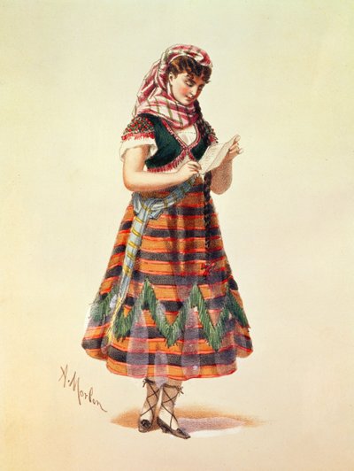 Hortense Schneider nel suo ruolo nell