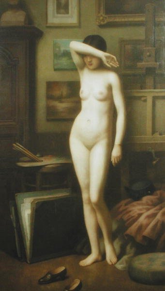 Il modello riluttante, c.1910-20 da Antony Troncet