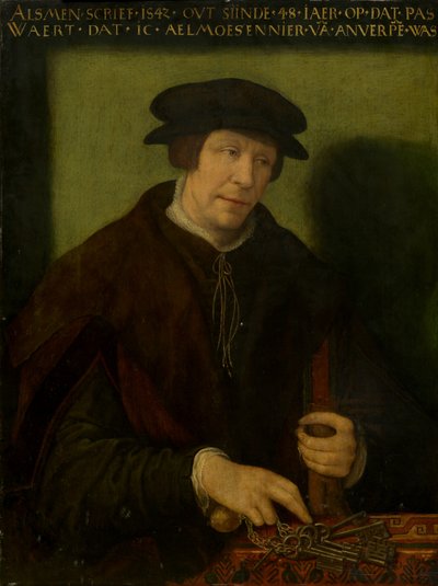 Ritratto di un elemosiniere di Anversa da Antwerp 16th Century