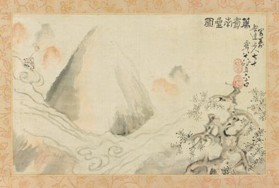 Stella del sud, la donatrice di lunga vita da Aoki Mokubei