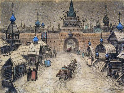 Vecchia Mosca, 1908 da Apollinari Mikhailovich Vasnetsov