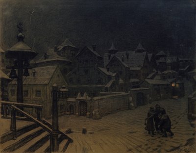 Le dimore dei boiardi dormienti, 1918 da Apollinari Mikhailovich Vasnetsov