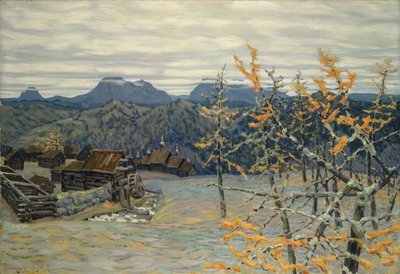 Villaggio negli Urali da Apollinari Mikhailovich Vasnetsov