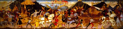 Pannello di Cassone, Trionfo di Cesare da Apollonio di Giovanni di Tommaso