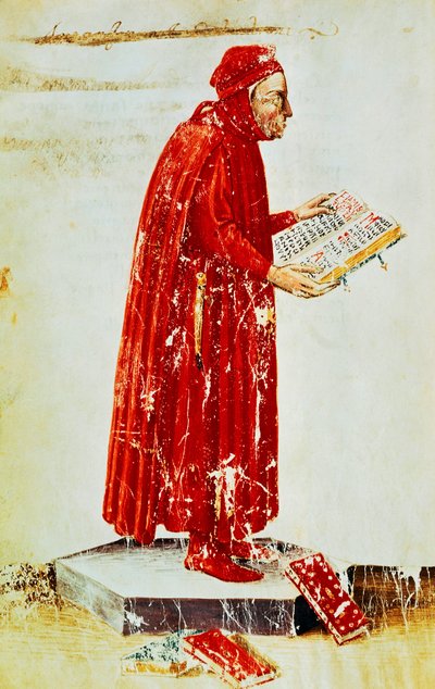 Ritratto di Lino Coluccio Salutati da Apollonio di Giovanni di Tommaso