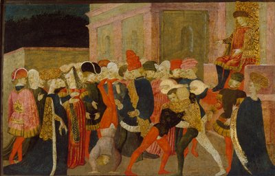 Il ratto delle Sabine, XV secolo da Apollonio di Giovanni di Tommaso