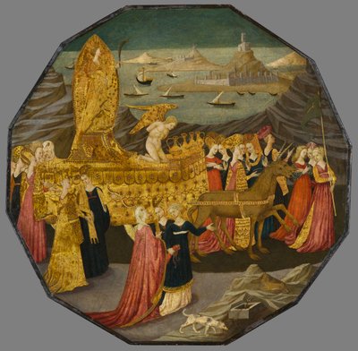 Il trionfo della castità, circa 1450-1460 da Apollonio di Giovanni di Tommaso