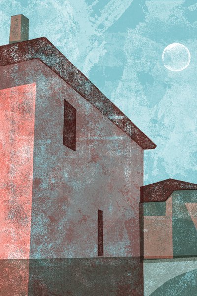 Riflesso della casa al chiaro di luna da Apostrofo Design