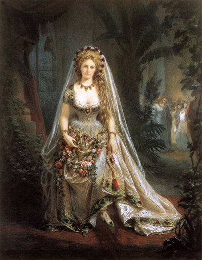 La contessa di Castiglione come Regina di Cuori, dopo una fotografia di Pierre-Louis Pierson da Aquilin Schad