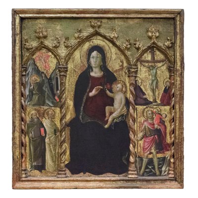 Madonna col Bambino in trono, c.1420-22 da Arcangelo di Cola da Camerino