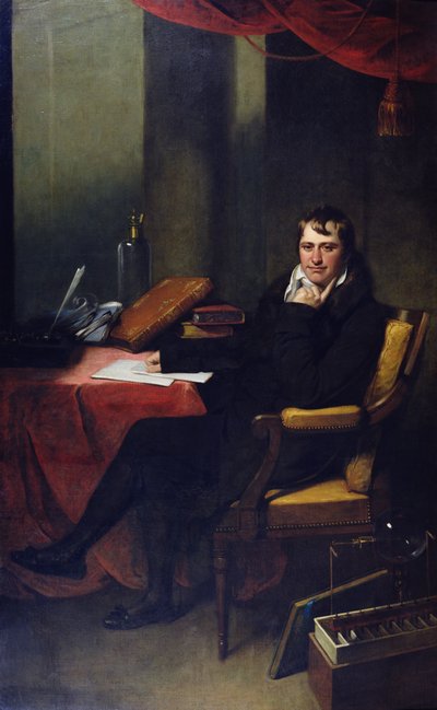 Ritratto di Humphry Davy (1778-1829) da Archer James Oliver