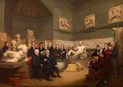 Gli amministratori nella sala temporanea di Elgin, 1819 da Archibald Archer
