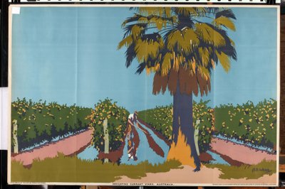 Irrigazione delle viti di ribes - Australia da Archibald Bertram Webb