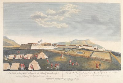 Fort Royal, Guadalupa, 1759 da Archibald Campbell