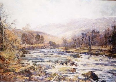 O fiume di sole invernale, Scozia da Archibald Kay