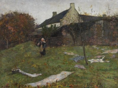 Retro dello studio di Gauguin da Archibald Standish Hartrick