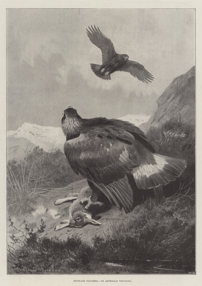 Bracconieri delle Highlands da Archibald Thorburn