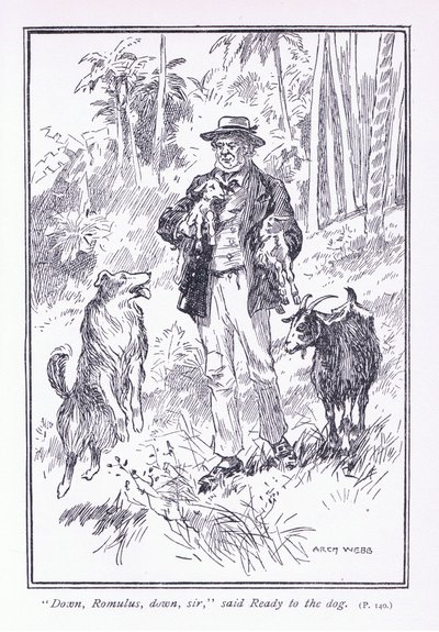 Giù Romulus, giù signore, disse Ready al cane da Archibald Webb