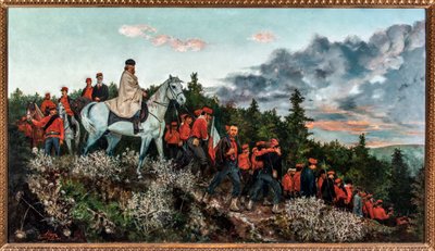 La battaglia di Mentana combattuta il 3 novembre 1867 da Archimede Tranzi