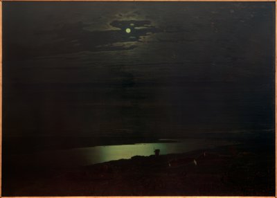 Notte di luna sul Dnepr da Archip Iwanowitsch Kuindschi