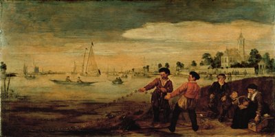 Pescatori sulla riva dell