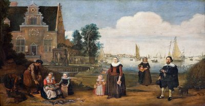 Ritratto di una Famiglia, Primo Terzo del XVII secolo da Arent Arentsz