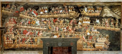 Battaglia navale a Punta Salvatore da Aretino Luca Spinello or Spinelli