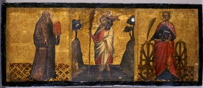San Benedetto, San Cristoforo e Santa Caterina da Aretino Luca Spinello or Spinelli