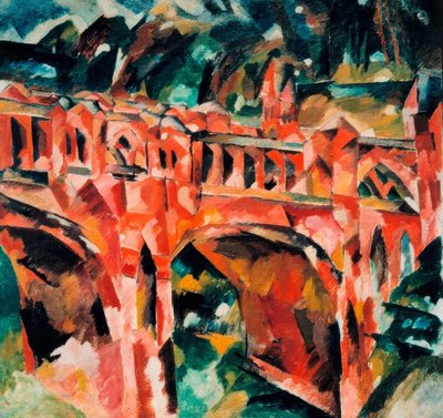 Ponte rosso a Zarizyno da Aristarch Wassiljewitsch Lentulow
