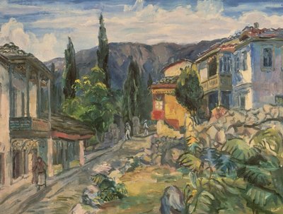 Una Strada Tatara a Yalta, 1932 da Aristarkh Vasilievic Lentulov