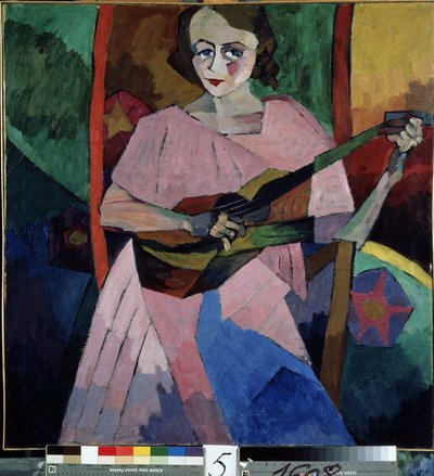 Donna con chitarra da Aristarkh Vasilievic Lentulov