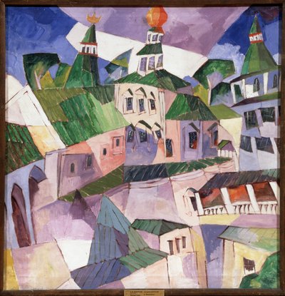 Monastero. Cortile del vescovo nel monastero della Nuova Gerusalemme da Aristarkh Vasilievic Lentulov