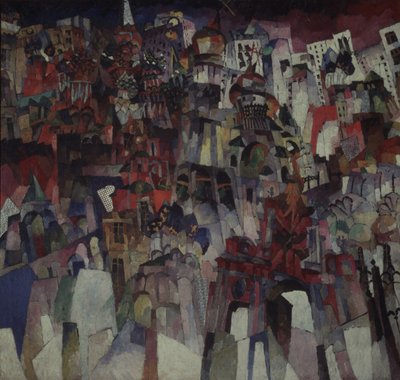 Mosca, 1913 da Aristarkh Vasilievic Lentulov