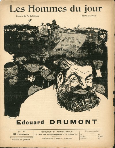 Copertina di "Les Hommes du jour", numero 4 da Aristide Delannoy