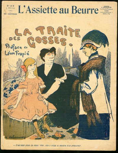 Copertina di The Butter Plate, numero 306, Satirico a colori da Aristide Delannoy