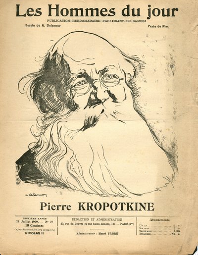 Copertina di "Gli uomini del giorno", Satirico in N & B, numero 79 da Aristide Delannoy