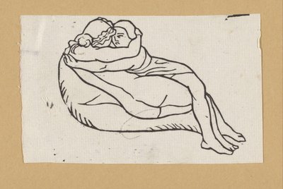 Daphnis und Chloë zusammen liegend da Aristide Maillol