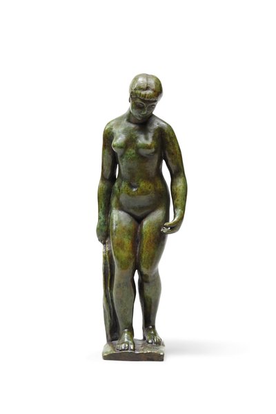 In piedi con drappo da Aristide Maillol