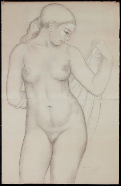Dina di fronte, studio per 