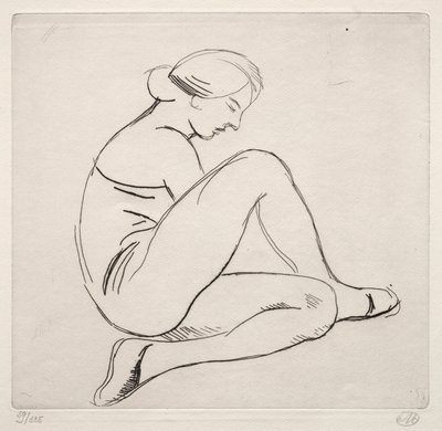 Donna seduta da Aristide Maillol