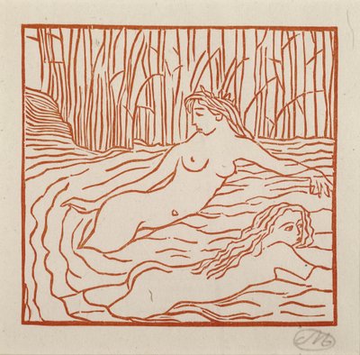 Galatea im Wasser da Aristide Maillol