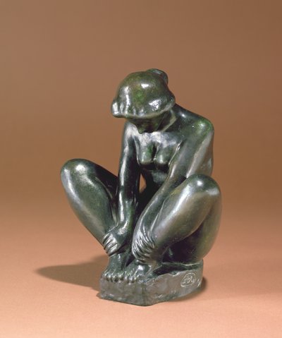 Ragazza che tiene entrambi i piedi da Aristide Maillol