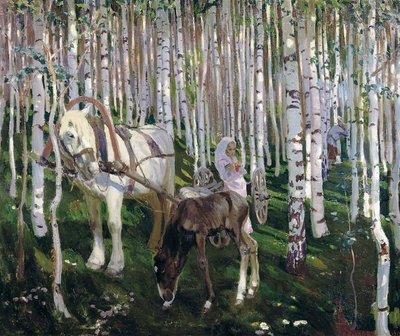 Nella foresta da Arkadi Alexandrovich Rylov