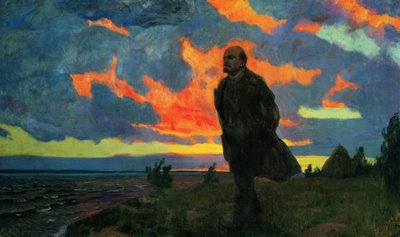 Lenin a Razliv, 1934 da Arkadij Aleksandrovic Rylov