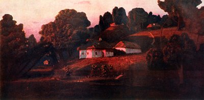 Una sera in Ucraina, 1901 da Arkhip Ivanovich Kuindzhi