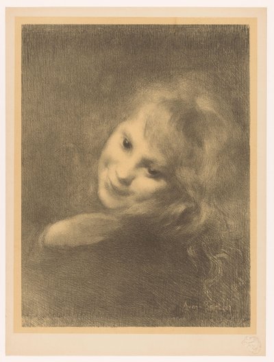 Ragazza sorridente da Armand Berton