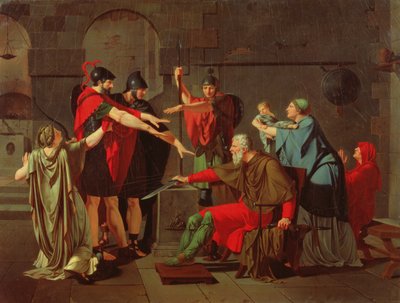 Il Giuramento degli Orazi, 1791 da Armand Charles Caraffe